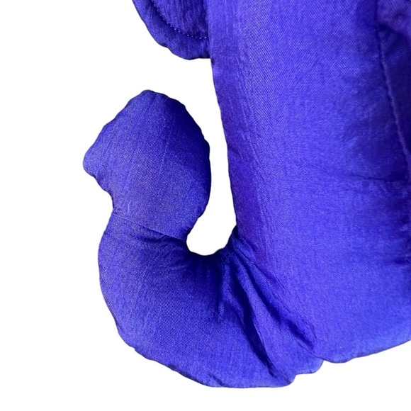 Vintage Fisher-Price Puffalump Dino Roar Plush Nylon Squeaky Toy Neon Bright GUC - Picture 11 of 14